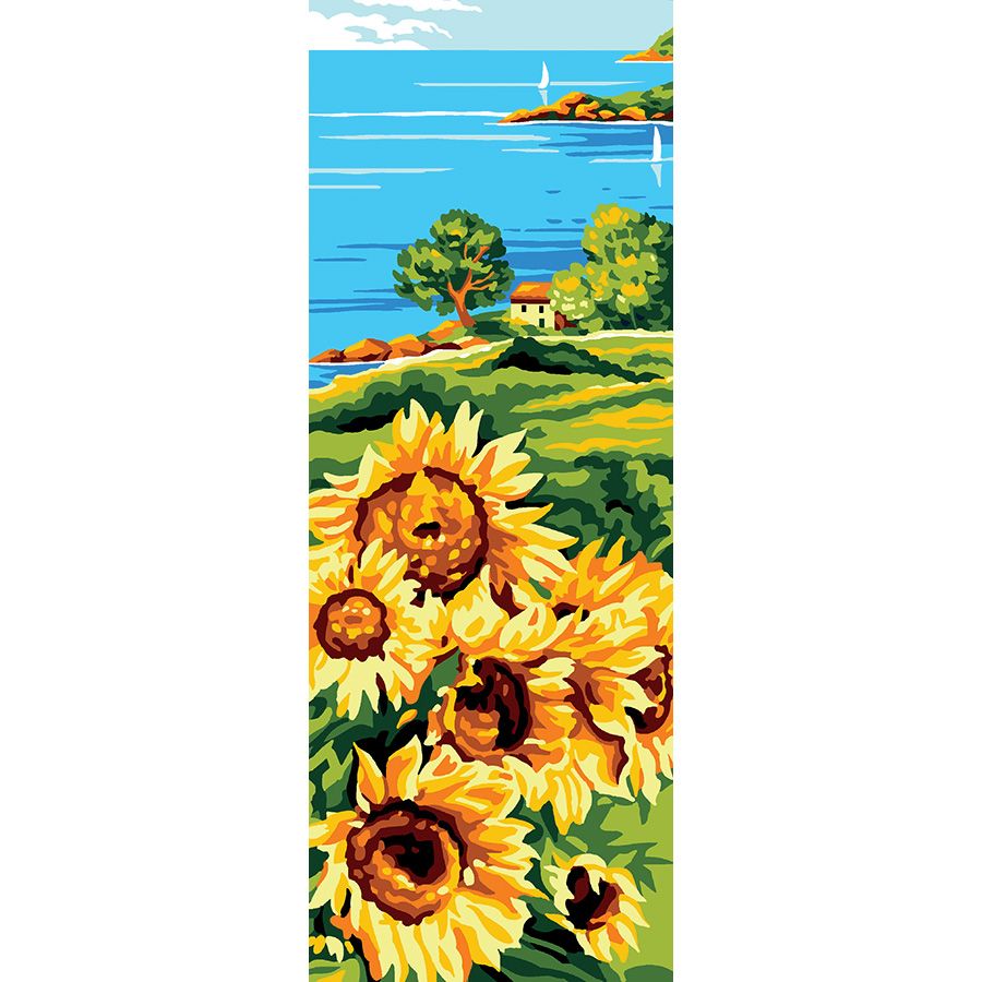 Girasoli sulla costa