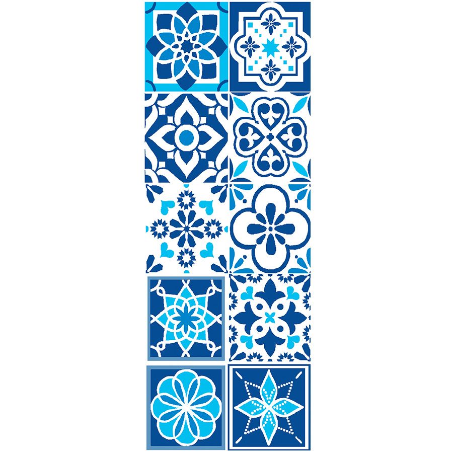 Piastrelle blu