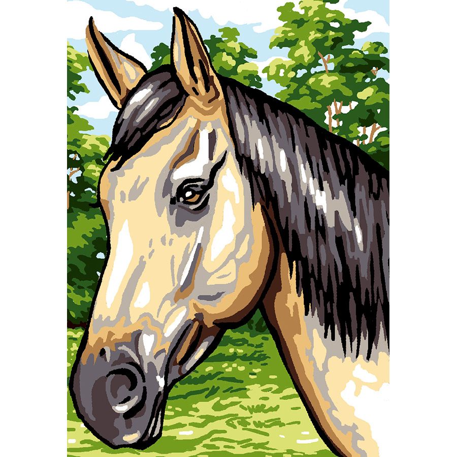 Il cavallo dalla criniera nera