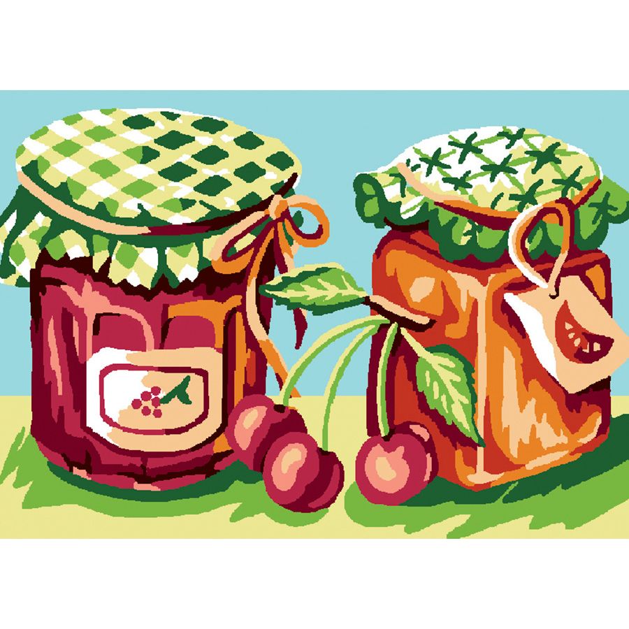 Marmellata di ciliegie e banane