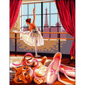 Ballerina con il suo gatto