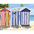Cabine sulla spiaggia