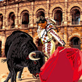 Arena del toro