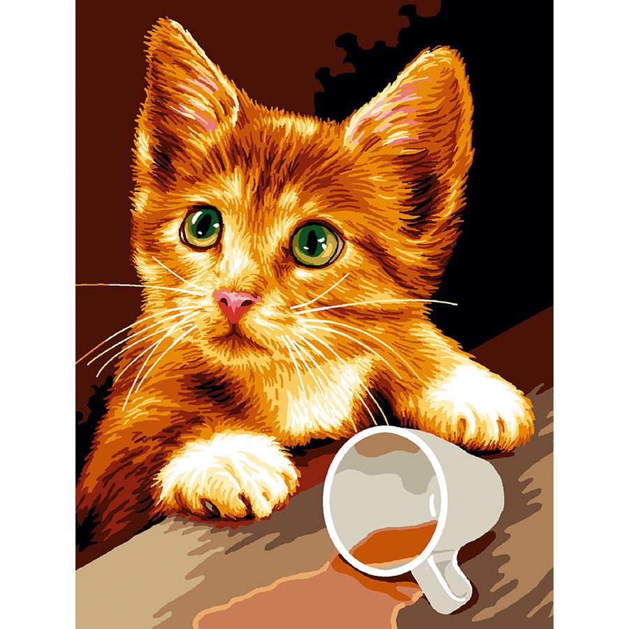 Gatto e la tazzina di caffè