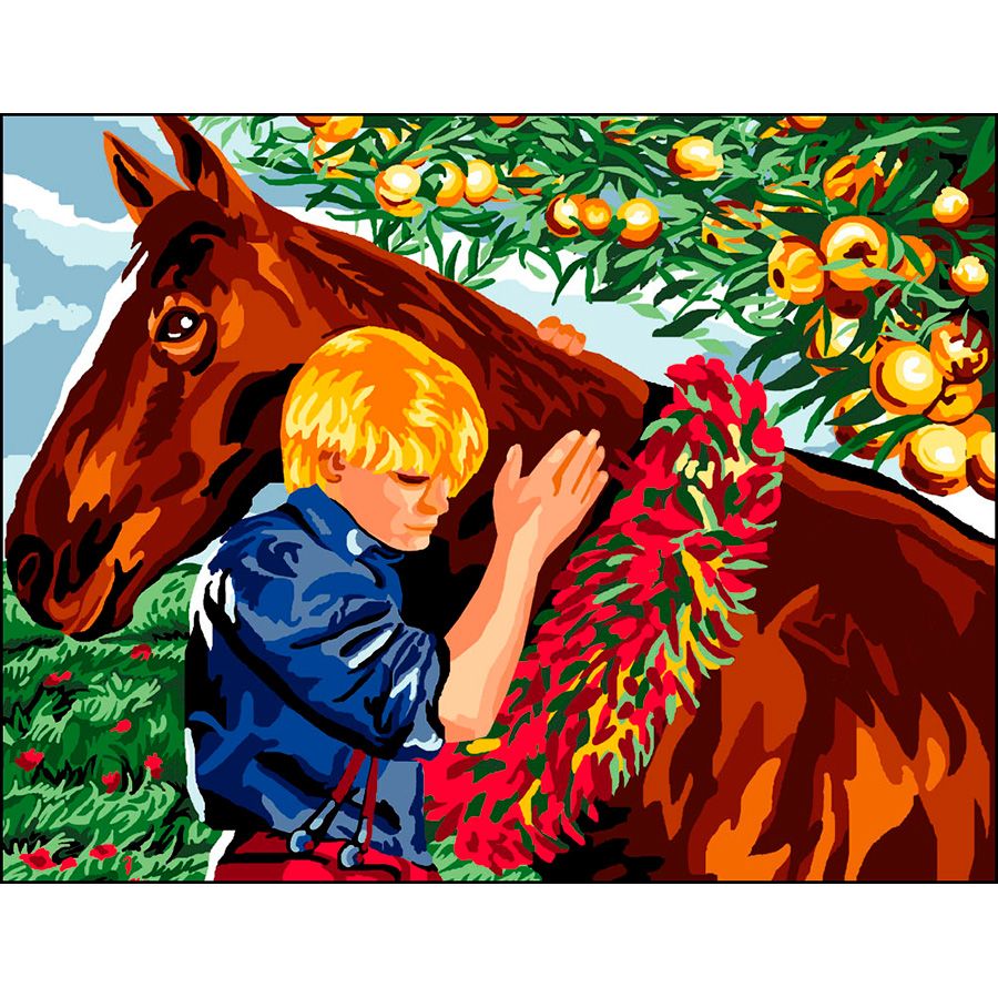 Carezza al cavallo