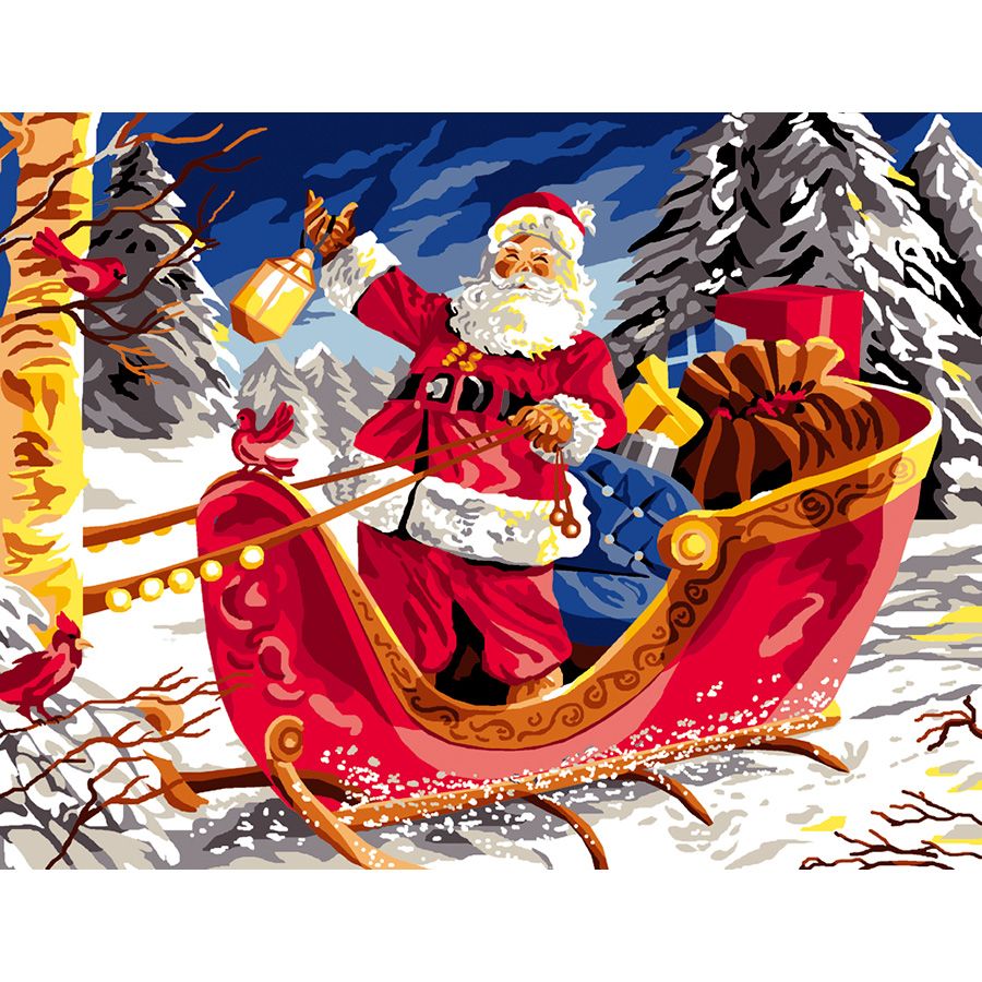 Babbo Natale e la sua slitta