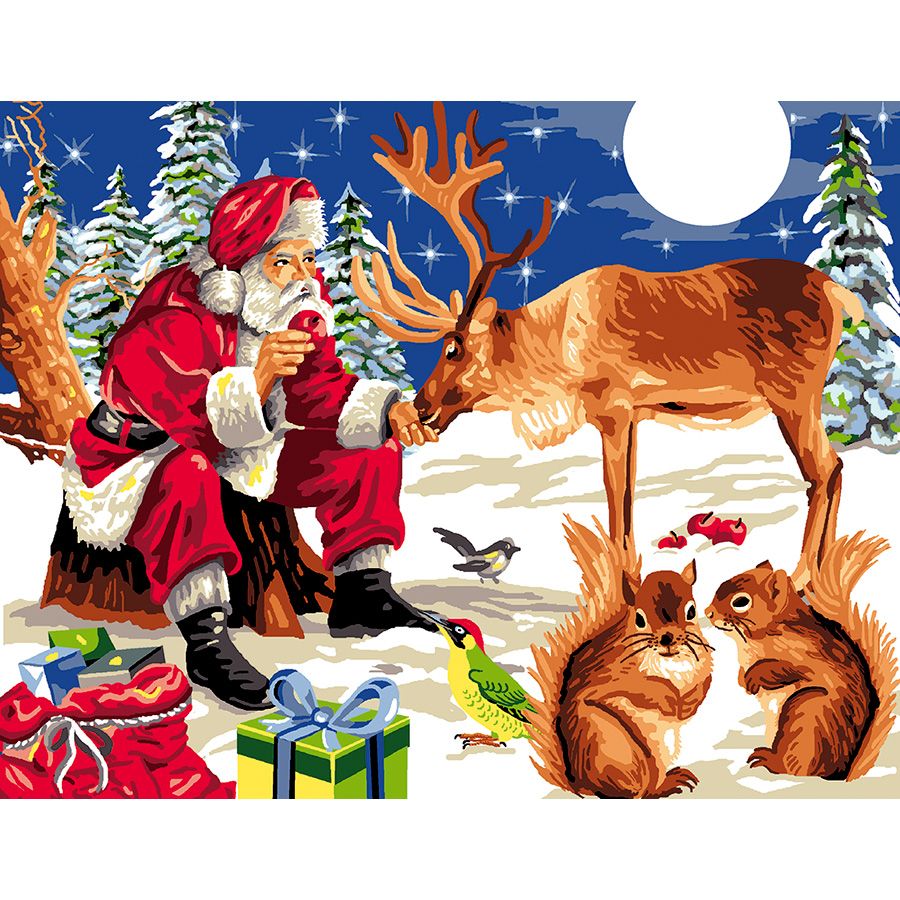 Babbo Natale e la sua renna