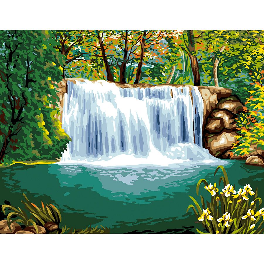 Cascata nella foresta
