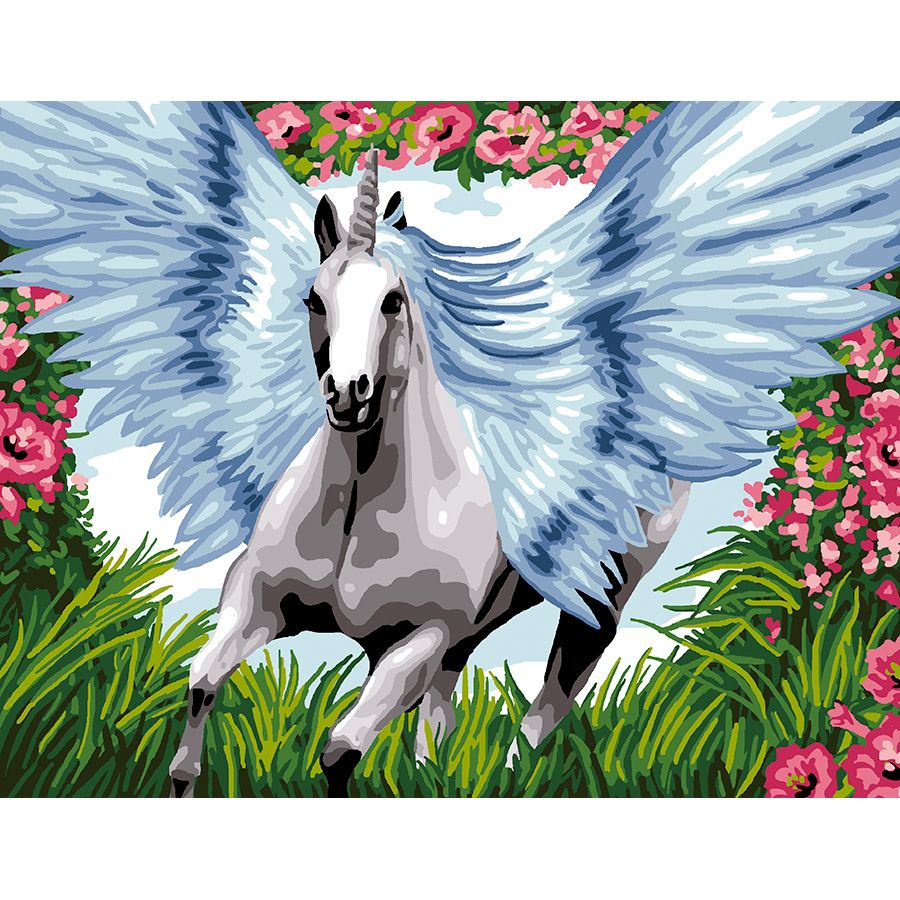 Pegaso nel prato