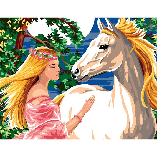 Sintonia cavallo e ragazza