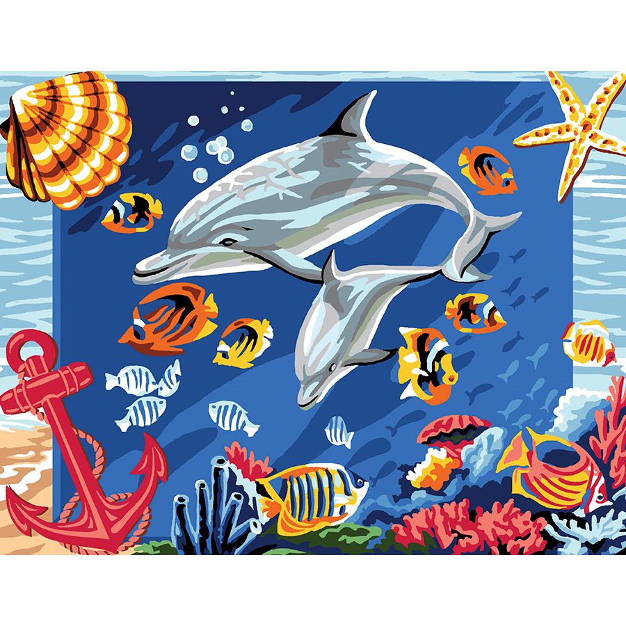 Delfini tra i pesci