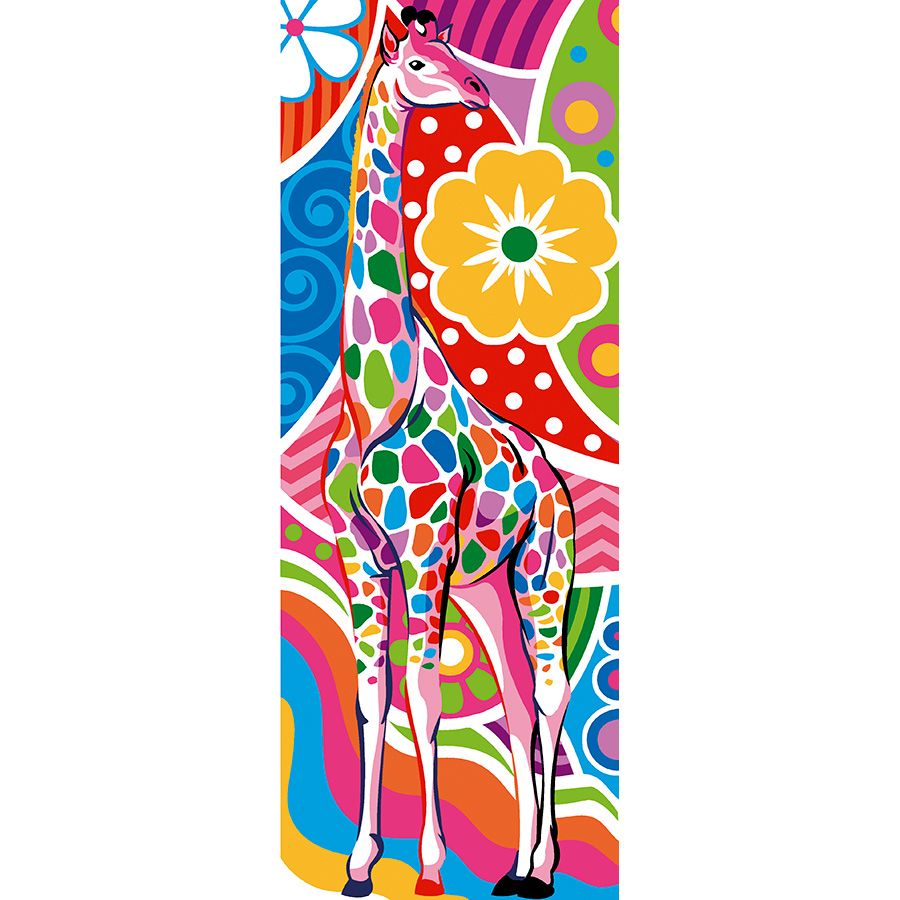Giraffa colorata