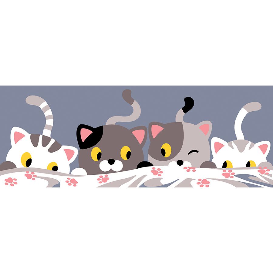 I gatti sotto le coperte