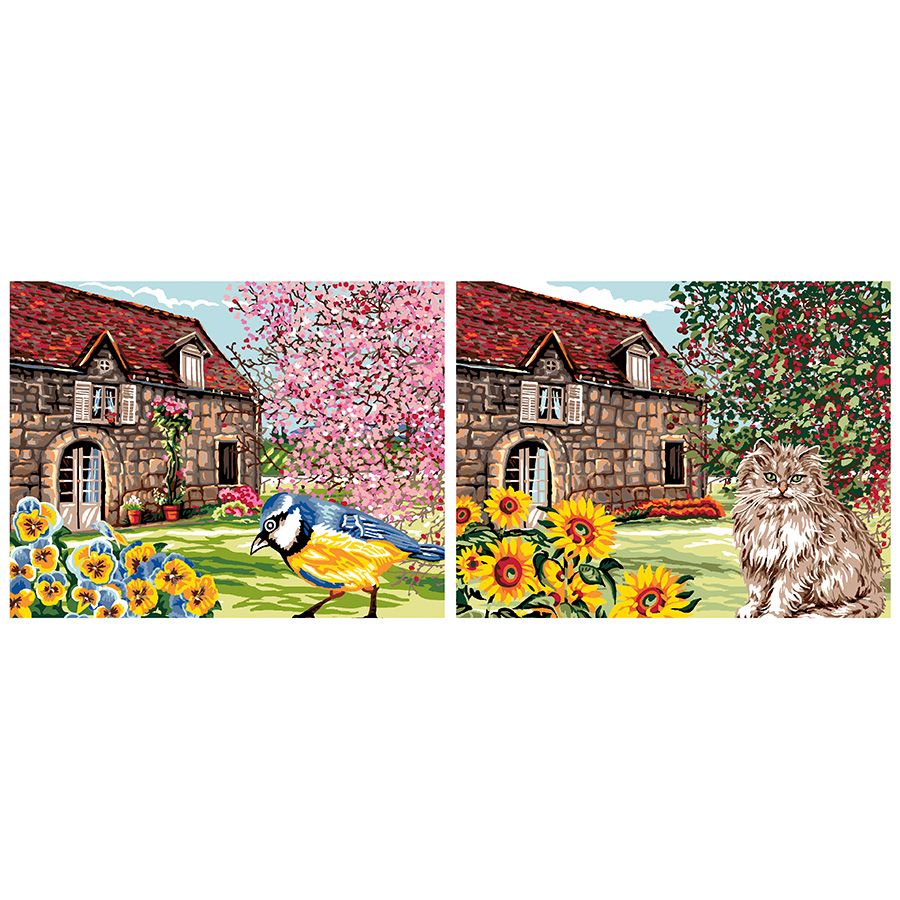 L'uccellino in primavera e il gatto in estate