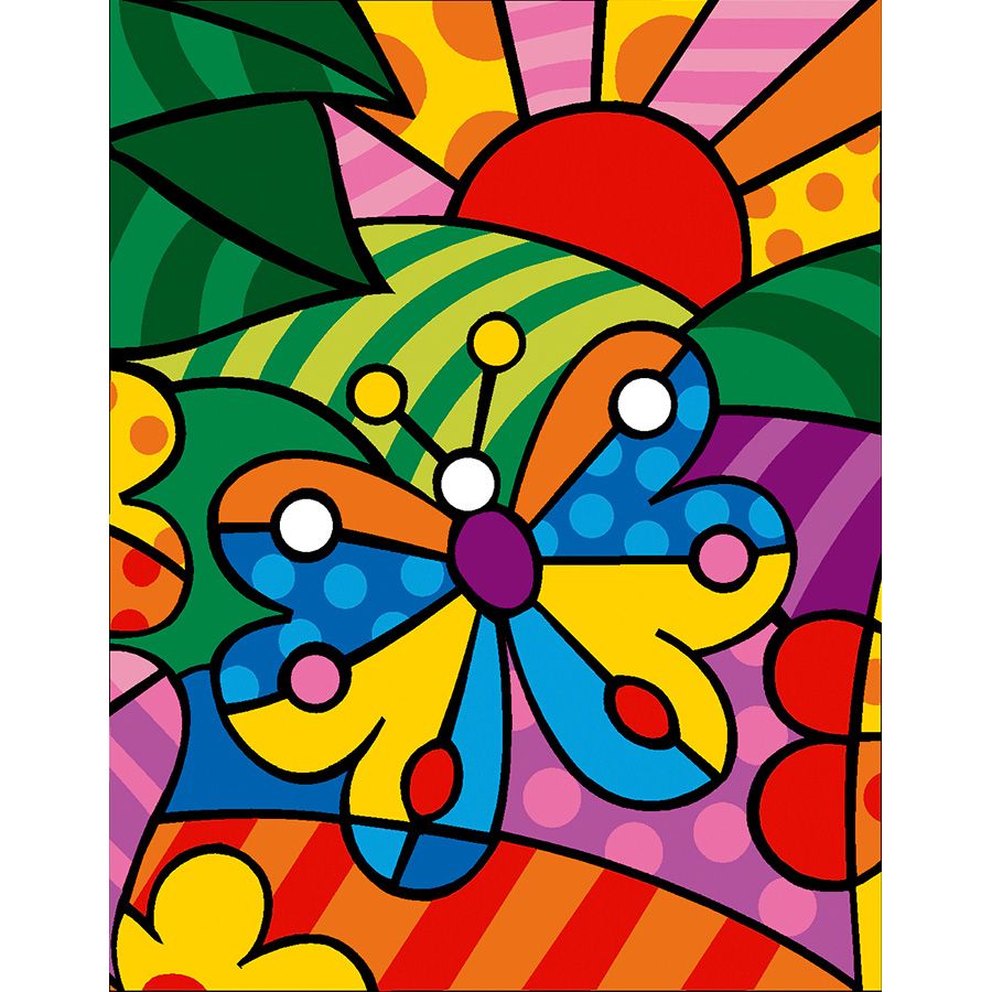 Farfalla tra i colori