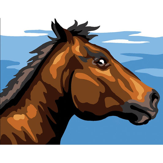 Il cavallo marrone
