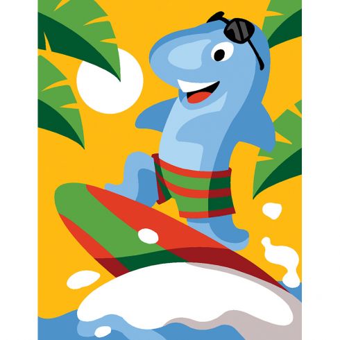 Il delfino che fa surf