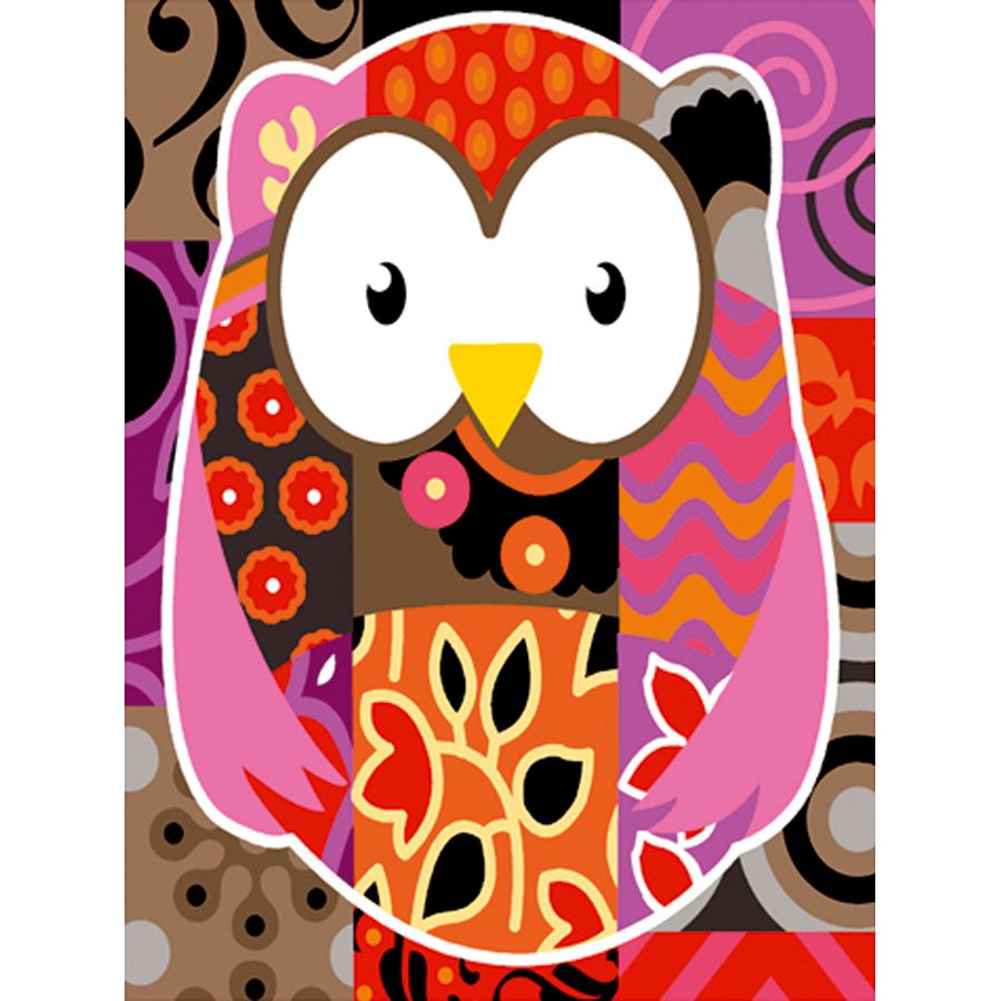 Gufo patchwork