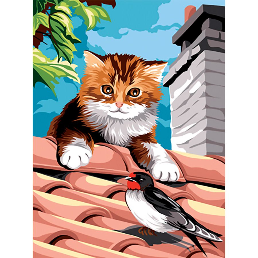 Gatto sul tetto