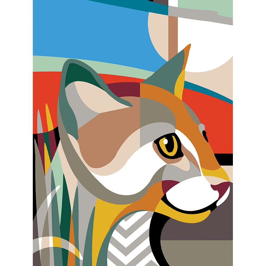 Gatto geometrico