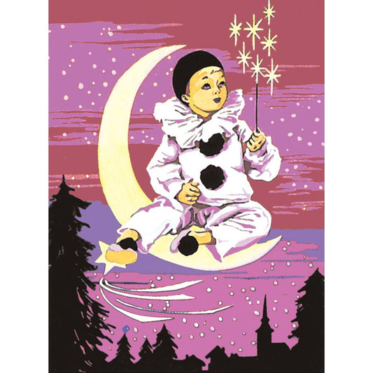 Bambino tra le stelle magiche
