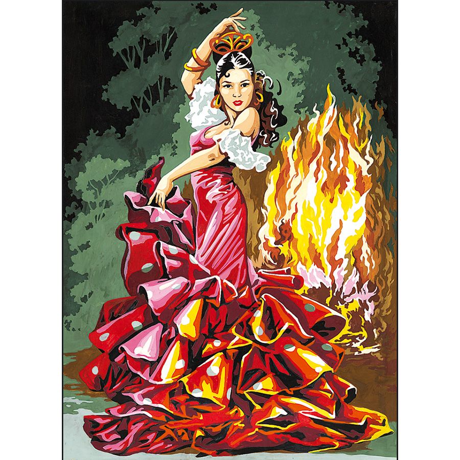 Ballerina del fuoco notturno