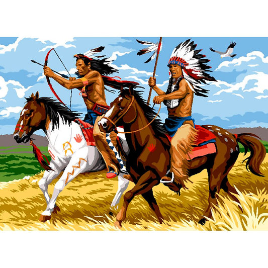 Indiani d'america a cavallo