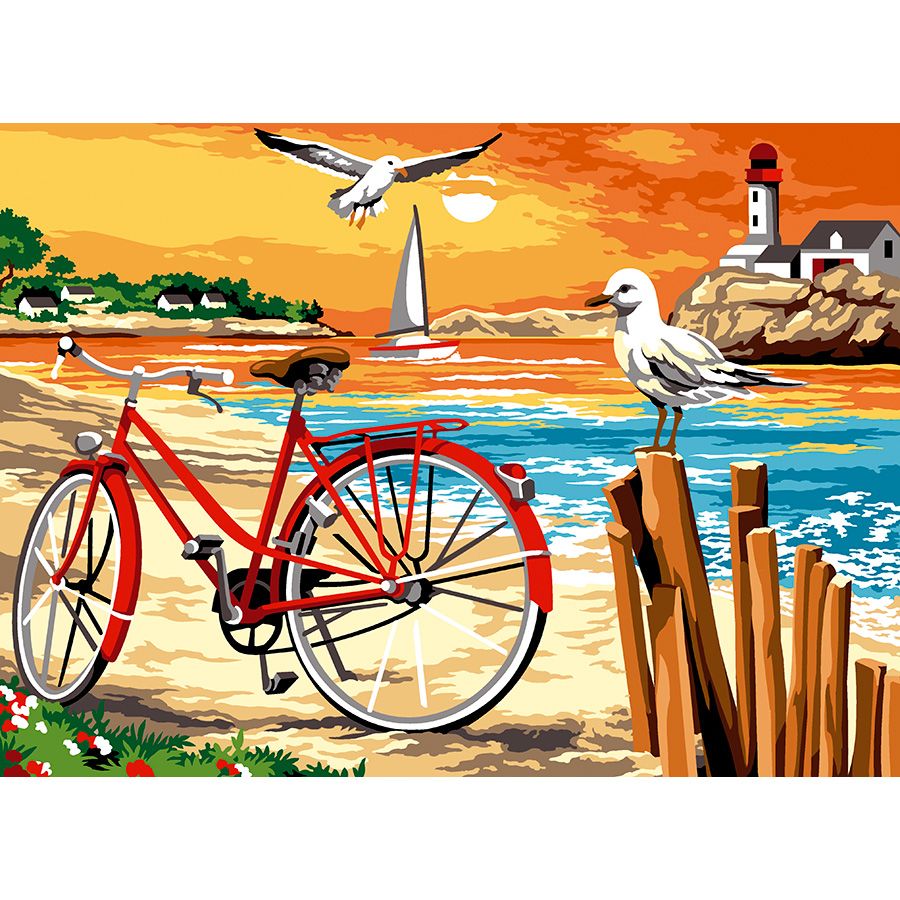 Bicicletta in riva al mare