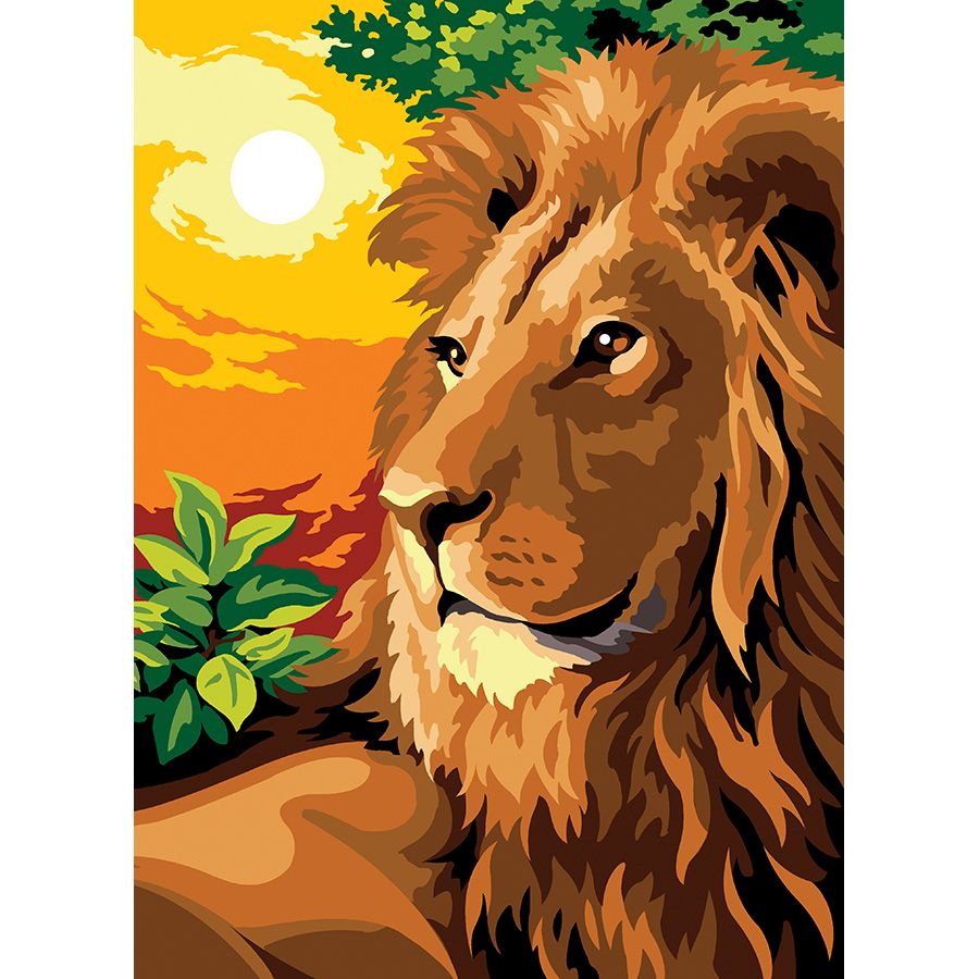 Il leone al tramonto