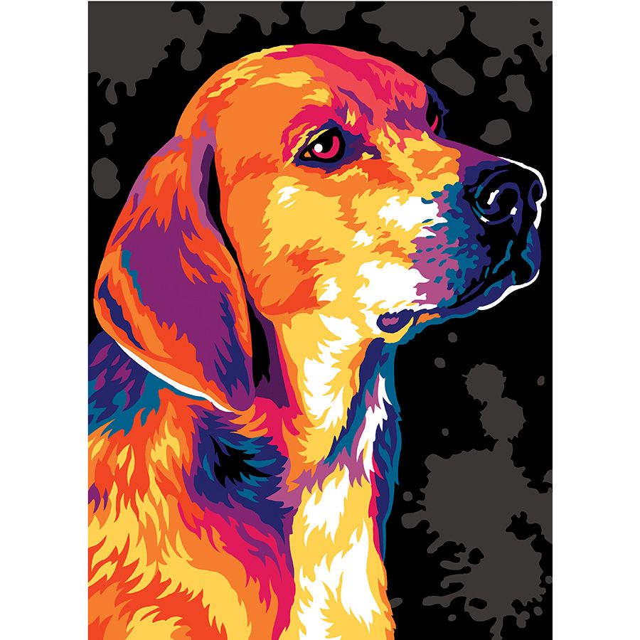 Beagle pop art