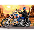 Harley Davidson al tramonto