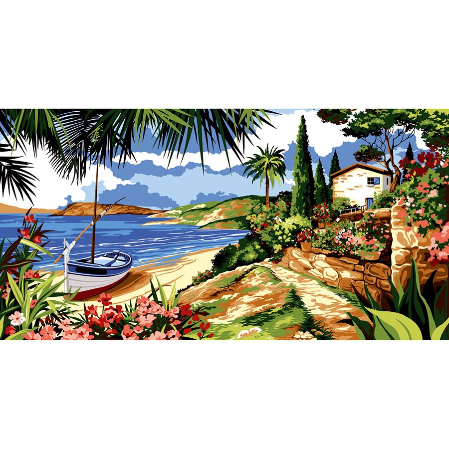 Spiaggia vista dal boschetto