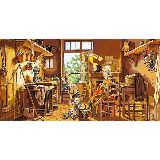 La cucina della famiglia