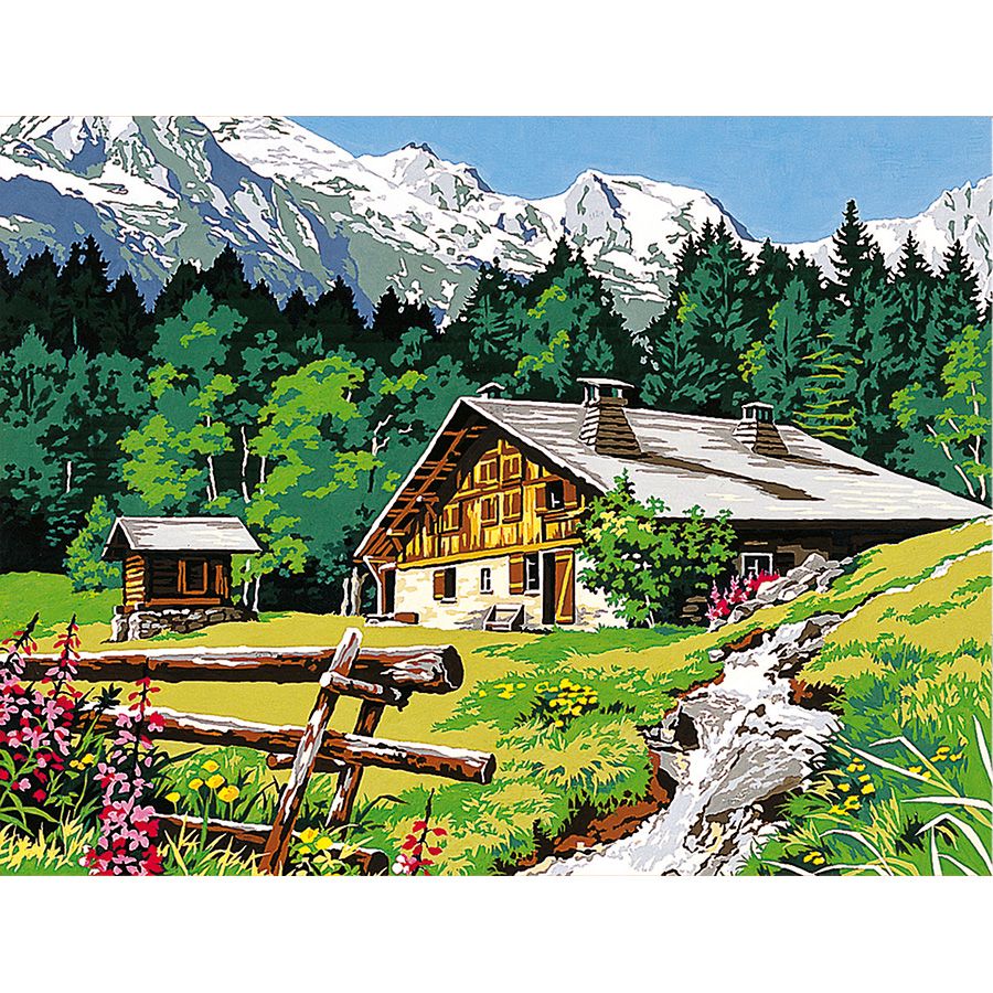 Grande chalet in montagna