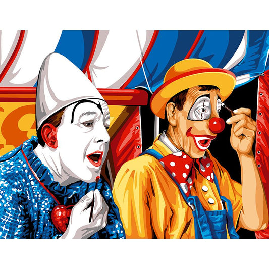 Preparazione dei clown