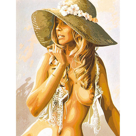 La splendida ragazza col cappello