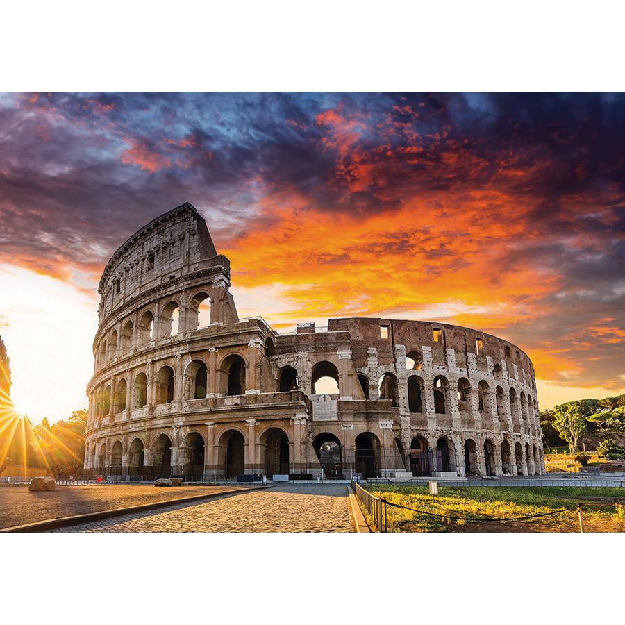 Tramonto sul Colosseo