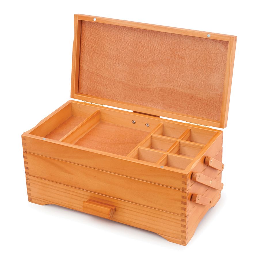 Cassettiera da lavoro in legno