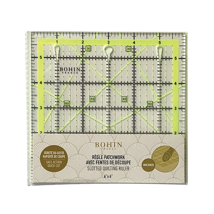 Righello per patchwork 6x6 (in pollici)