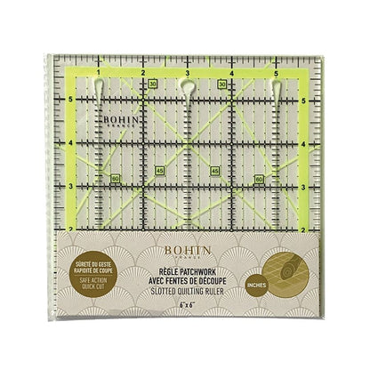 Righello per patchwork 6x6 (in pollici)