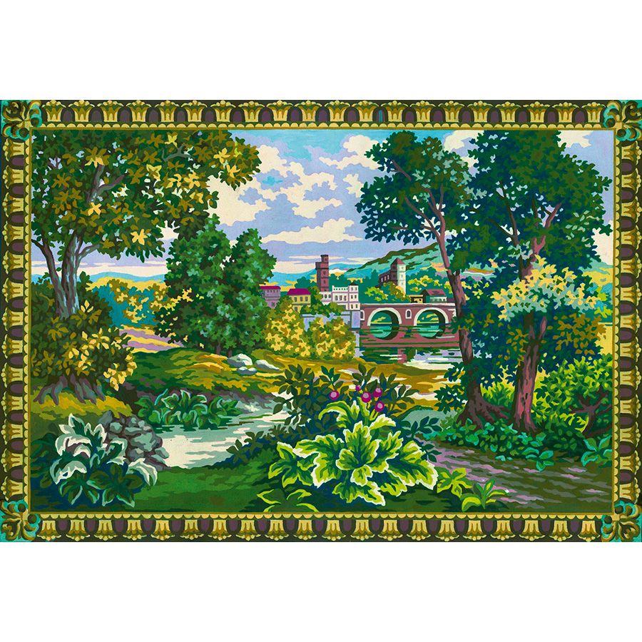 Ponte immerso nel verde