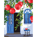 La casa con le persiane blu