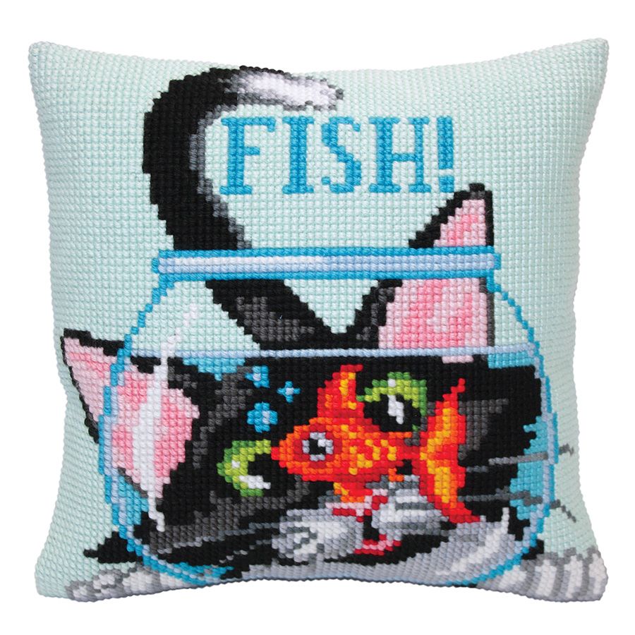 Il gatto e il pesce rosso