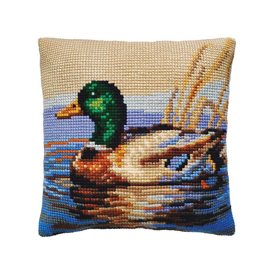 Anatra dalla testa verde