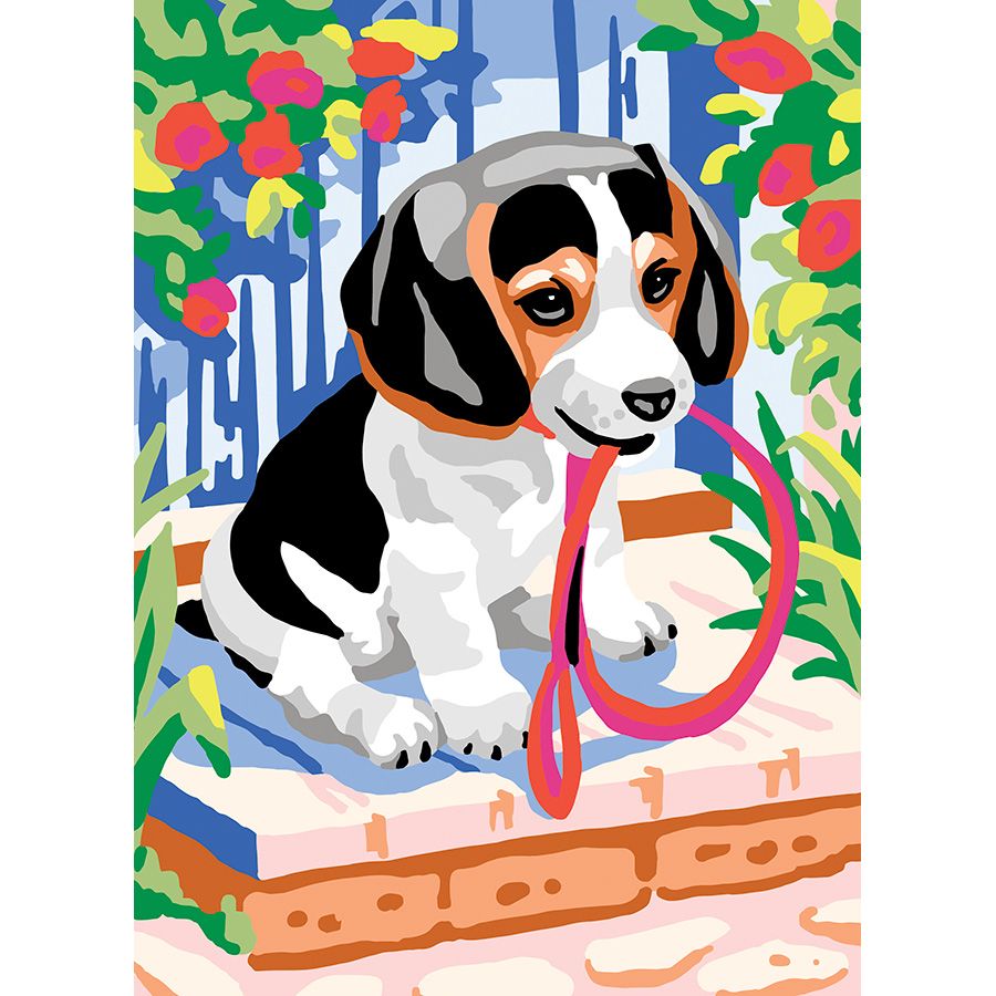 Il cagnolino col guinzaglio