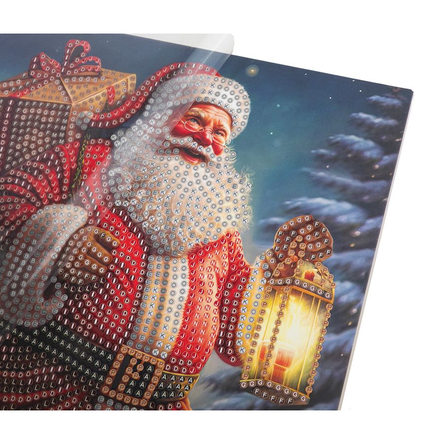 Babbo Natale con lanterna