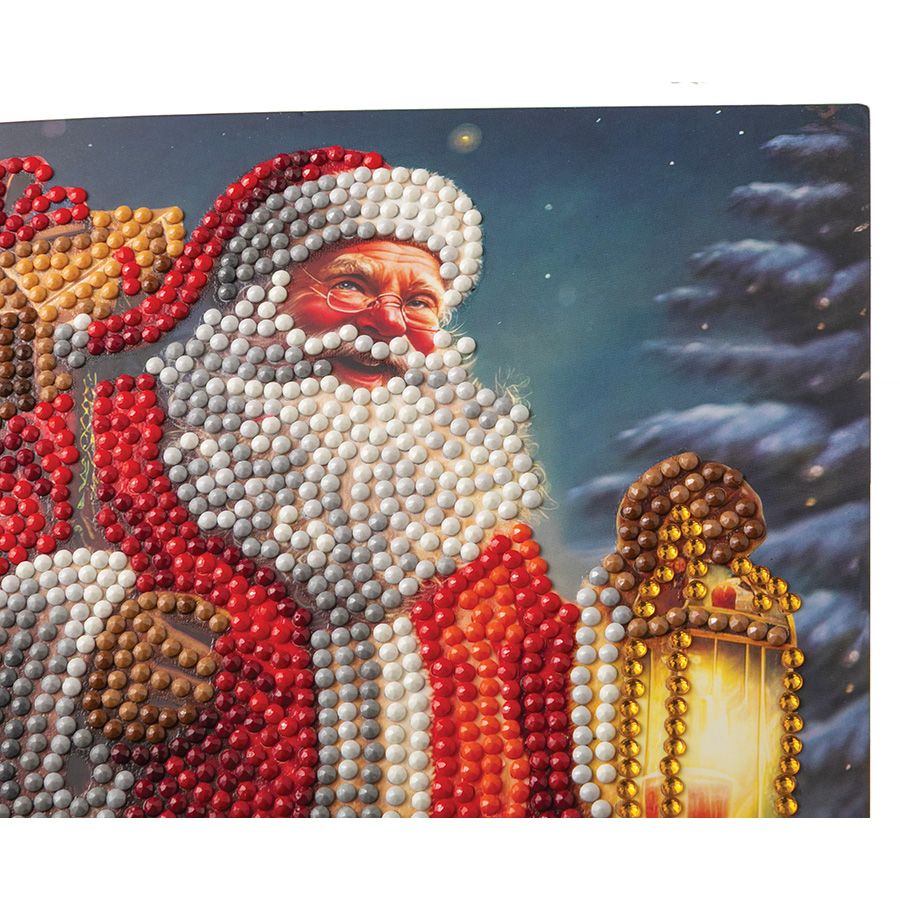 Babbo Natale con lanterna