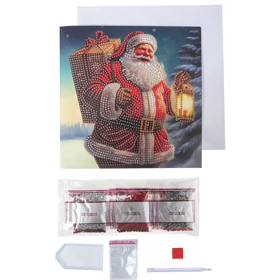 Babbo Natale con lanterna