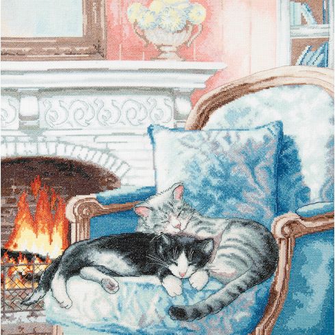 I gatti sulla poltrona