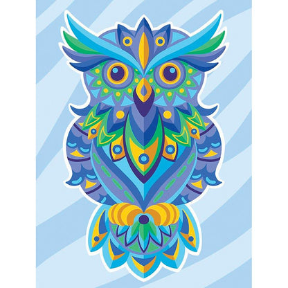 Gufo colorato